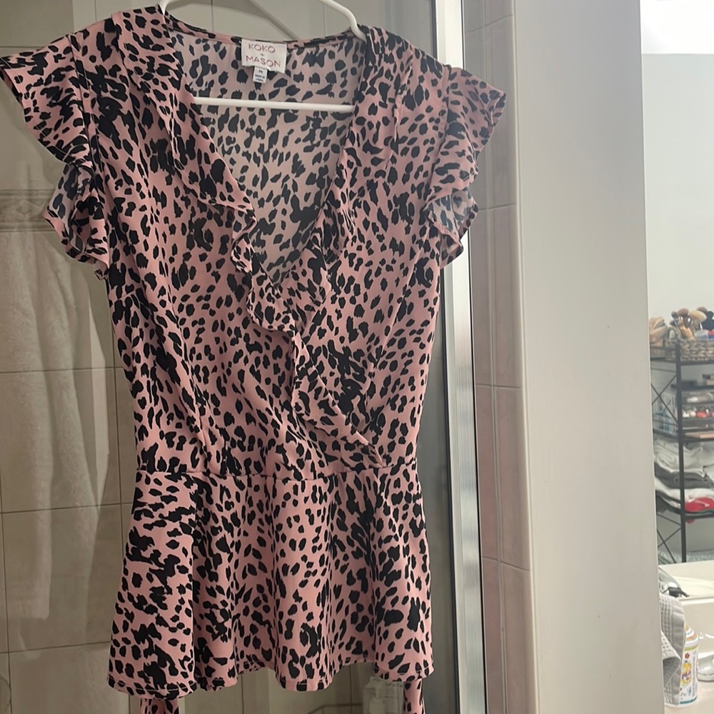 Vici Dolls Cheetah Blouse